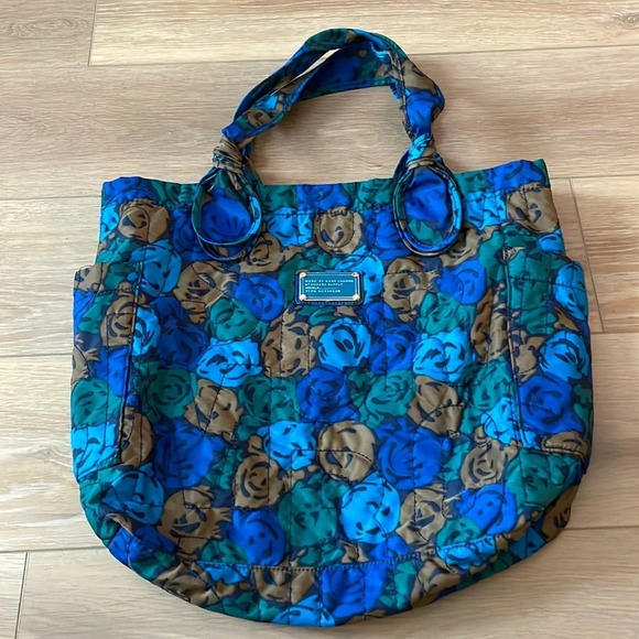 Marc by Marc Jacobs Multicolor Floral Nylon Tote - Picture 1 of 14
